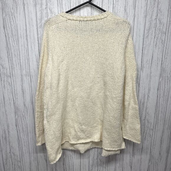 Womens Size S Eileen Fisher Tunic Sweater Ivory - Picture 5 of 5